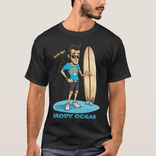 Brody Ocean Wavecrest T-Shirt (Vorderseite)
