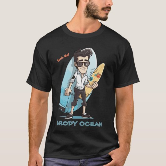 Brody Ocean Wavecrest T-Shirt (Vorderseite)