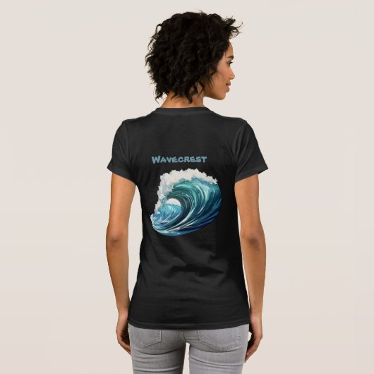 Brody Ocean Wavecrest T-Shirt (Schwarz voll)