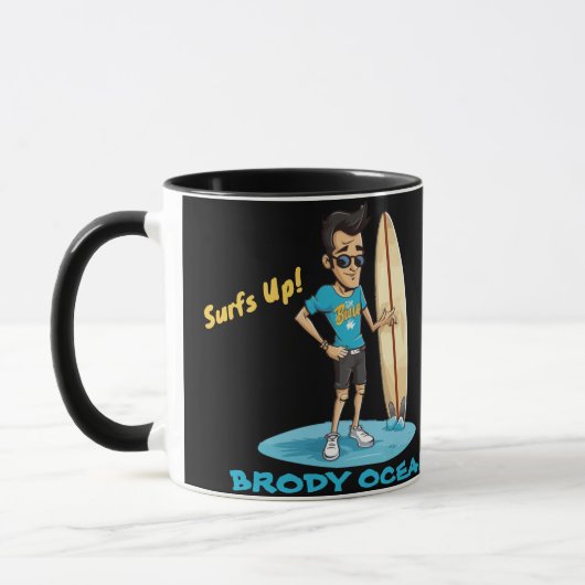 Brody Ocean Wavecrest Tasse (Links)