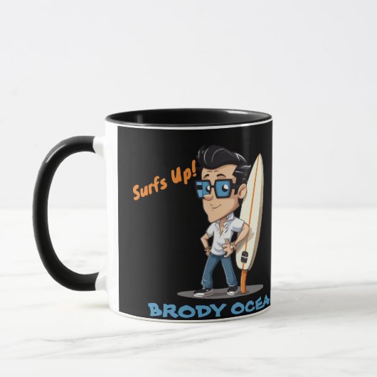 Brody Ocean Wavecrest Tasse (Links)