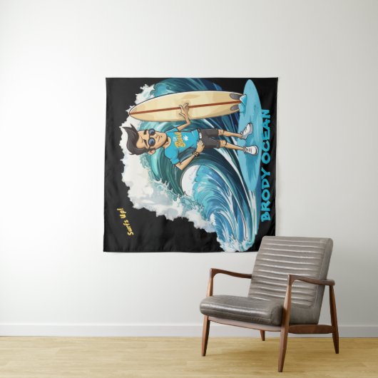 Brody Ocean Wavecrest Wandteppich (Beispiel)