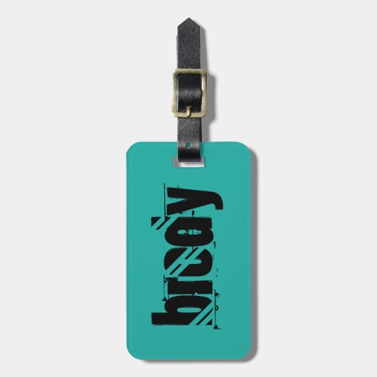 Brody schwarzer und blauer Gepäck-Umbau Gepäckanhänger (Vorderseite vertikal)