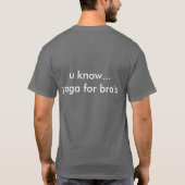broga T-Shirt (Rückseite)