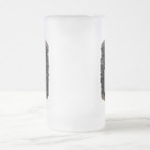 Brogan-Wappen-Tasse Mattglas Bierglas (Mittel)