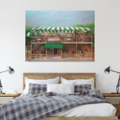 Brogen's South, Saint Simons Island - Canvas Print Leinwanddruck (Insitu (Schlafzimmer))