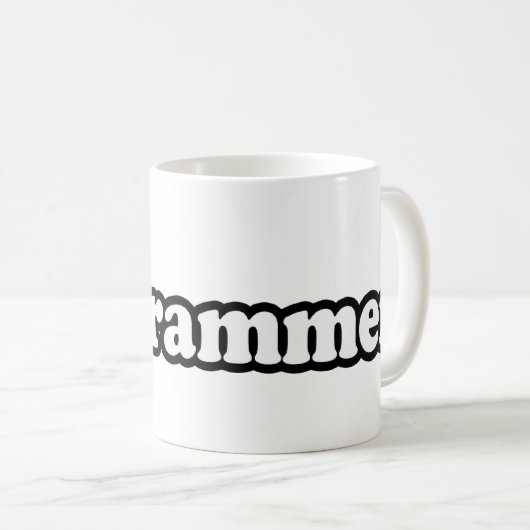 BROGRAMMER KAFFEETASSE (VorderseiteRechts)