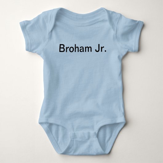 Broham jr. baby strampler (Vorderseite)