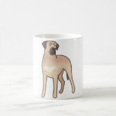 Broholmer Hund Zauber Kaffeetasse (Mittel)