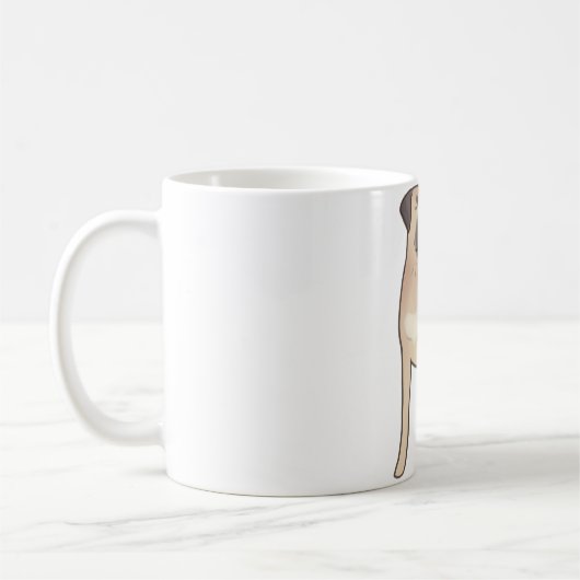 Broholmer Hund Zauber Kaffeetasse (Links)