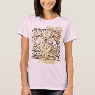 Brokat-Block-Shirt T-Shirt