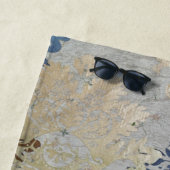 Brokatmuster aus einer Stoffkollage Strandtuch (Beispiel)