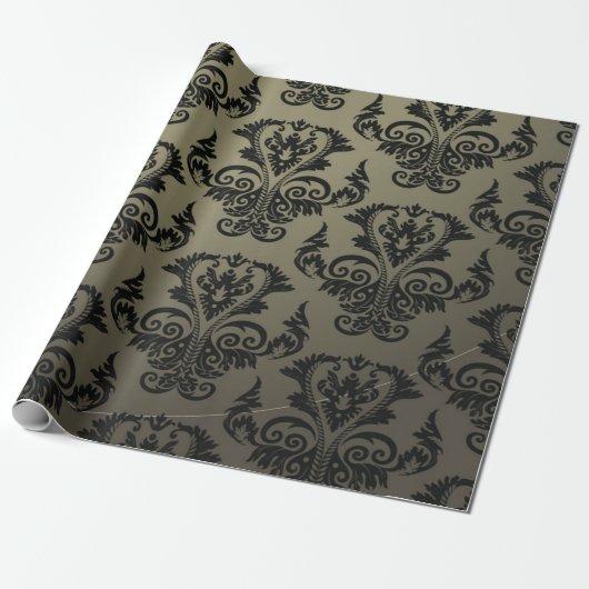 Brokatmuster Geschenkpapier (Ungerollt)