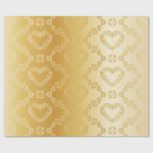 Brokatmuster Geschenkpapier (Flach)
