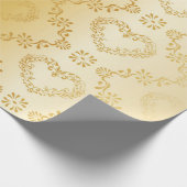 Brokatmuster Geschenkpapier (Ecke)