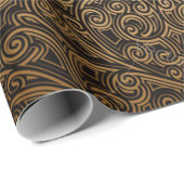 Brokatmuster Geschenkpapier (Rolleneckpunkt)
