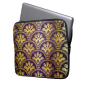 Brokatmuster Laptopschutzhülle (Vorderseite Links)