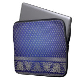 Brokatmuster Laptopschutzhülle (Vorderseite Links)