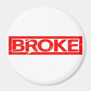 Broke Briefmarke Magnet