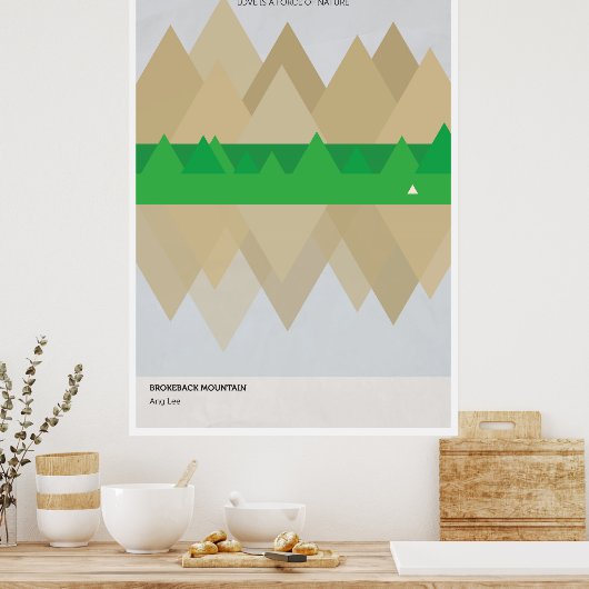 Brokeback Mountain Filmplakat Poster (Küche)