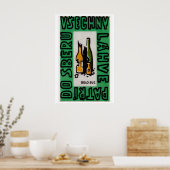 Broken Alcohol Bottles - Matchbox Print - Czech Poster (Küche)