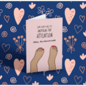 Broken Ankle Funny Card Karte