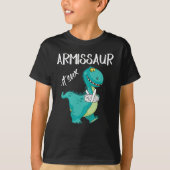 Broken Arm Dinosaur It Sux T-Shirt (Vorderseite)