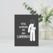 Broken Arm Get Well Stuntman Kid Postkarte (Stehend Vorderseite)