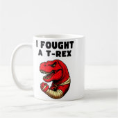 Broken Arm Recovery T-rex Kids Boys Dinosaur  Kaffeetasse (Links)