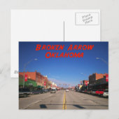 Broken Arrow Oklahoma Downtown View Postkarte (Vorne/Hinten)