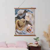 Broken Beach Beauties Wandteppich Mit Holzrahmen (Schlafzimmer)