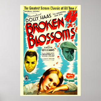 Broken Blossoms 1936 Film POSTER DRUCK A1 30er