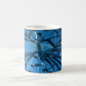 Broken Blue Glass Kaffeetasse (Mittel)