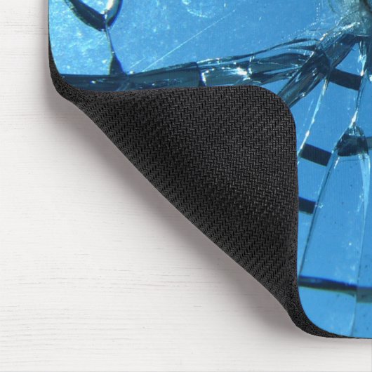 Broken Blue Glass Mousepad (Ecke)
