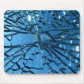 Broken Blue Glass Mousepad (Vorne)