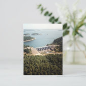 Broken Bow Dam Postkarte (Stehend Vorderseite)