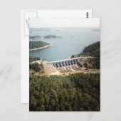 Broken Bow Dam Postkarte (Vorne/Hinten)