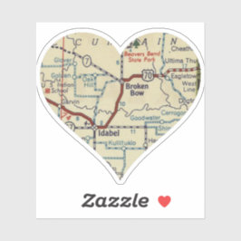 Broken Bow Oklahoma Aufkleber