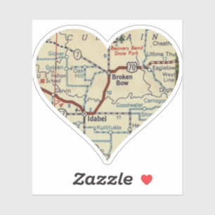 Broken Bow Oklahoma Aufkleber