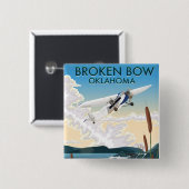 Broken Bow Oklahoma Button (Vorne & Hinten)