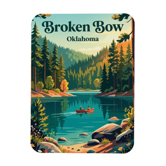 Broken Bow, Oklahoma Magnet (Vertikal)