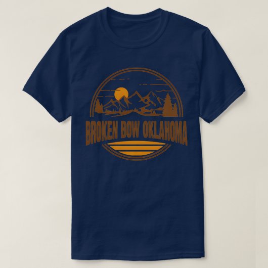 Broken Bow Oklahoma Moain Wandern 2 T-Shirt (Design vorne)