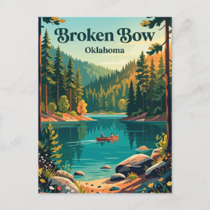 Broken Bow, Oklahoma Postkarte