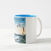 Broken Bow Oklahoma Zweifarbige Tasse (VorderseiteRechts)