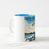 Broken Bow Oklahoma Zweifarbige Tasse (Vorderseite Links)