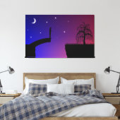 Broken Bridge Canvas Print Leinwanddruck (Insitu (Schlafzimmer))