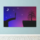 Broken Bridge Canvas Print Leinwanddruck (Insitu (Holzboden))