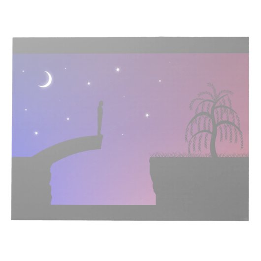 Broken Bridge Notepad Notizblock (Vorderseite)