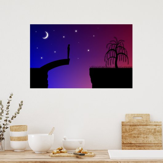 Broken Bridge Print Poster (Küche)