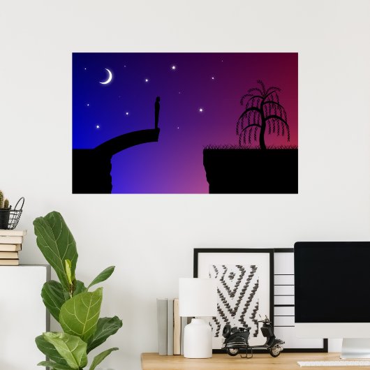 Broken Bridge Print Poster (Heimbüro)